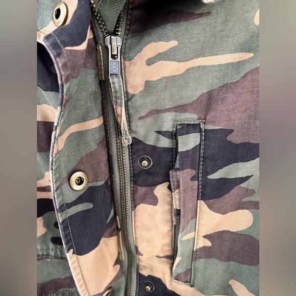 Madewell Dispatch Camo Jacket Faded Birch Women’s  Size XS - Picture 6 of 9